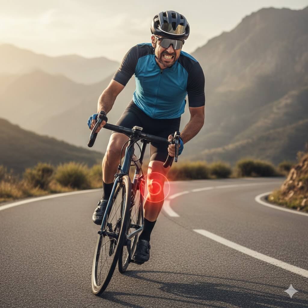 Knee Joint Trajectory Analysis in Cycling